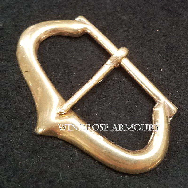 Large Pointed D Buckle 2"